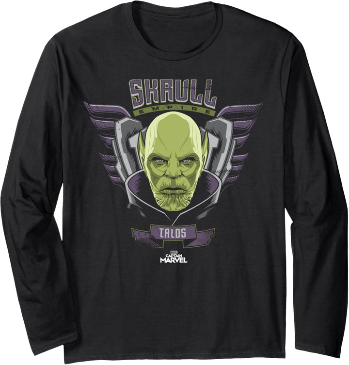 Captain Marvel Skrull Empire Talos Langarmshirt