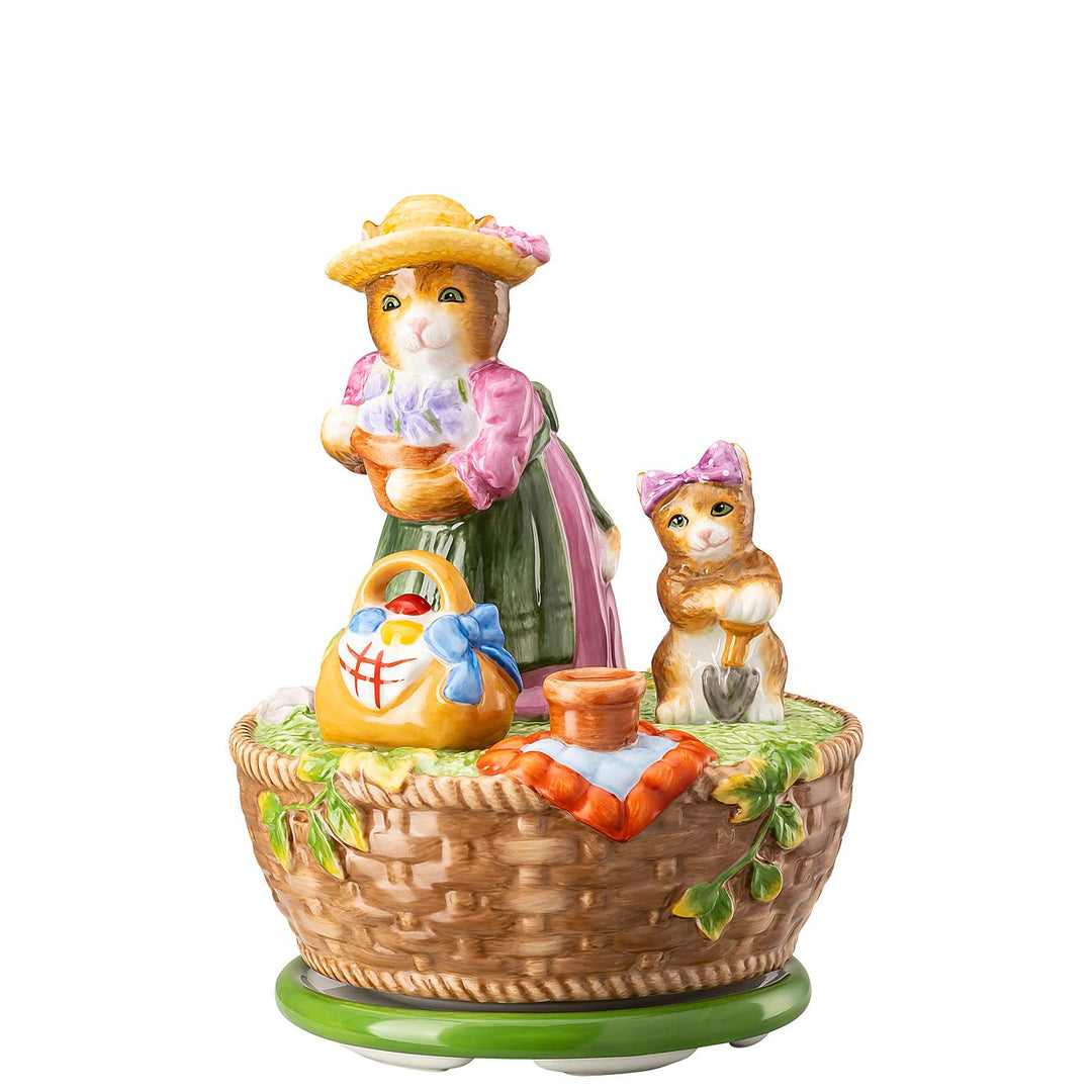 Hutschenreuther Ostern limitierte Edition - Gartenarbeit Spieluhr