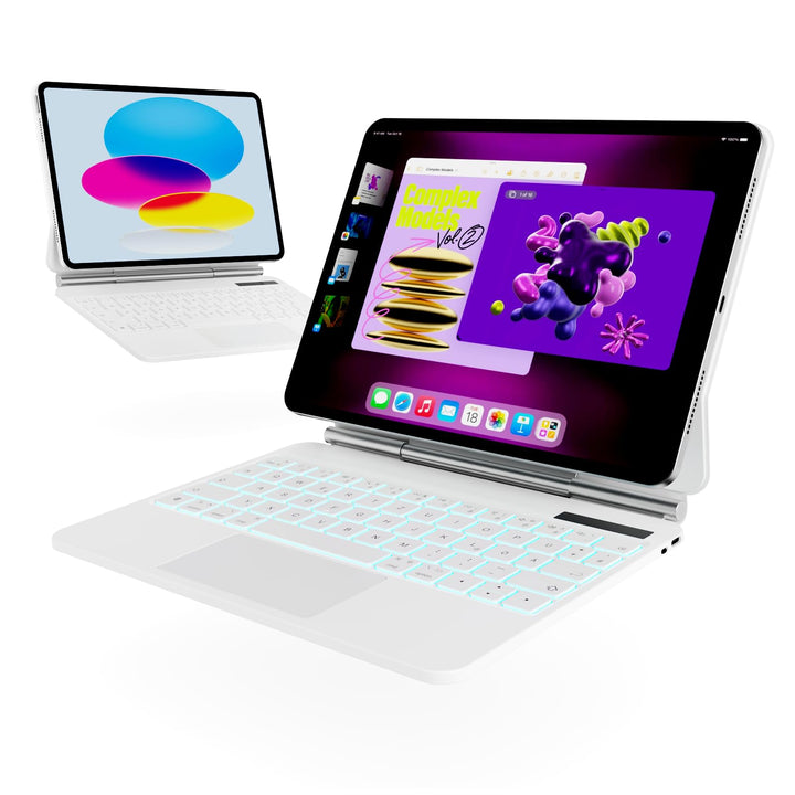 Magic Keyboard für iPad A16 11. Generation 2025 / iPad 10. Generation 2022, Magnetischer Stand 90-13
