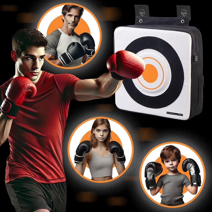PEARL Sports Boxtrainer: Wand-Boxsack, App für iOS und Android, Bluetooth, Schlagkkraftmessung (Boxk