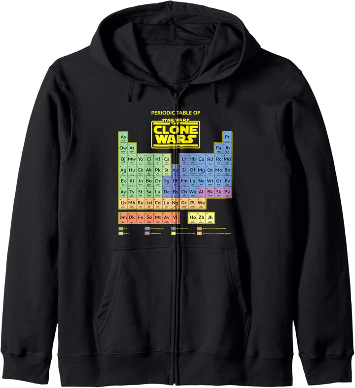 Star Wars Clone Wars Periodic Table Kapuzenjacke