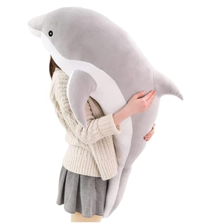 Kekeso Delfin Plüschtiere Schöne Gefüllte Weiche Tier Umarmungskissen Delphin Puppen für Kinder(120c