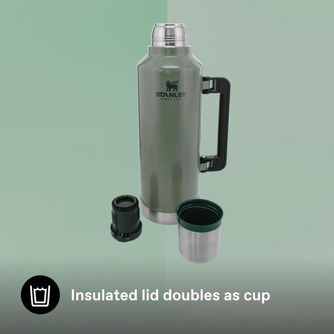 Stanley Classic Legendary Thermosflasche- Thermos Hält 15-48 Stunden Heiss oder Kalt - Edelstahl The