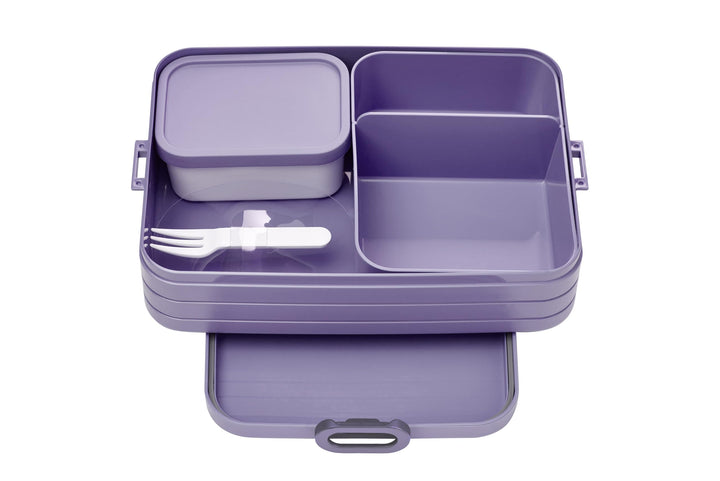 Mepal Take a Break Bento Lunchbox Large Lunchbox with Bento Box, Prep Box for Sandwiches, Small Snac