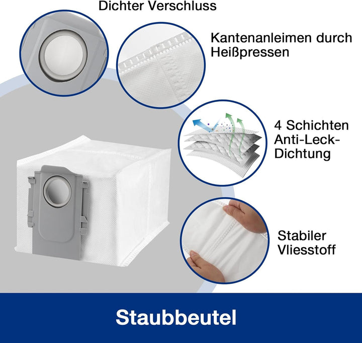 18 Stück Zubehör für Roborock Qrevo Edge S5A,Qrevo S5V,Qrevo Curv,Qrevo Curve,Qrevo Curv S5X,Qrevo E