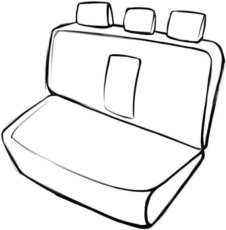 Walser Passform-Sitzbezug Aversa, Schonbezug für BMW 3 (E90) 02/2004-02/2012, 1 Rücksitzbankbezug No
