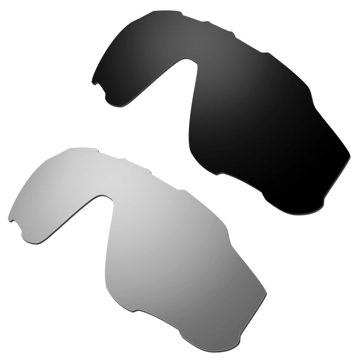 HKUCO Plus Mens Replacement Lenses for Oakley Jawbreaker - 2 Pair