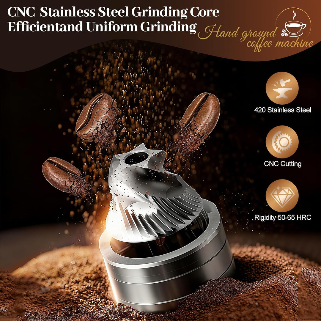 Externer verstellbarer manuelle kaffeemühle Mini Manuelle eitgemässem Kegelmahlwerk aus Keramik Kaff