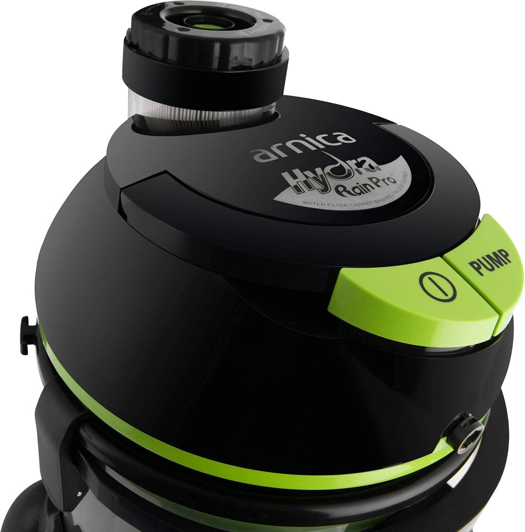 arnica Hydra Rain Pro - Waschsauger - 2400W - Wasserfilter HEPA13 - Nass Trocken Teppich Polster Har
