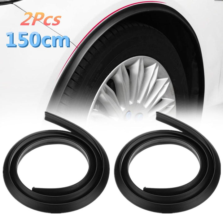Riloer 2PCS Car Fender Protectors, universelle weiche Gummi -Kotflügel -Flares -Protektoren zum Schu