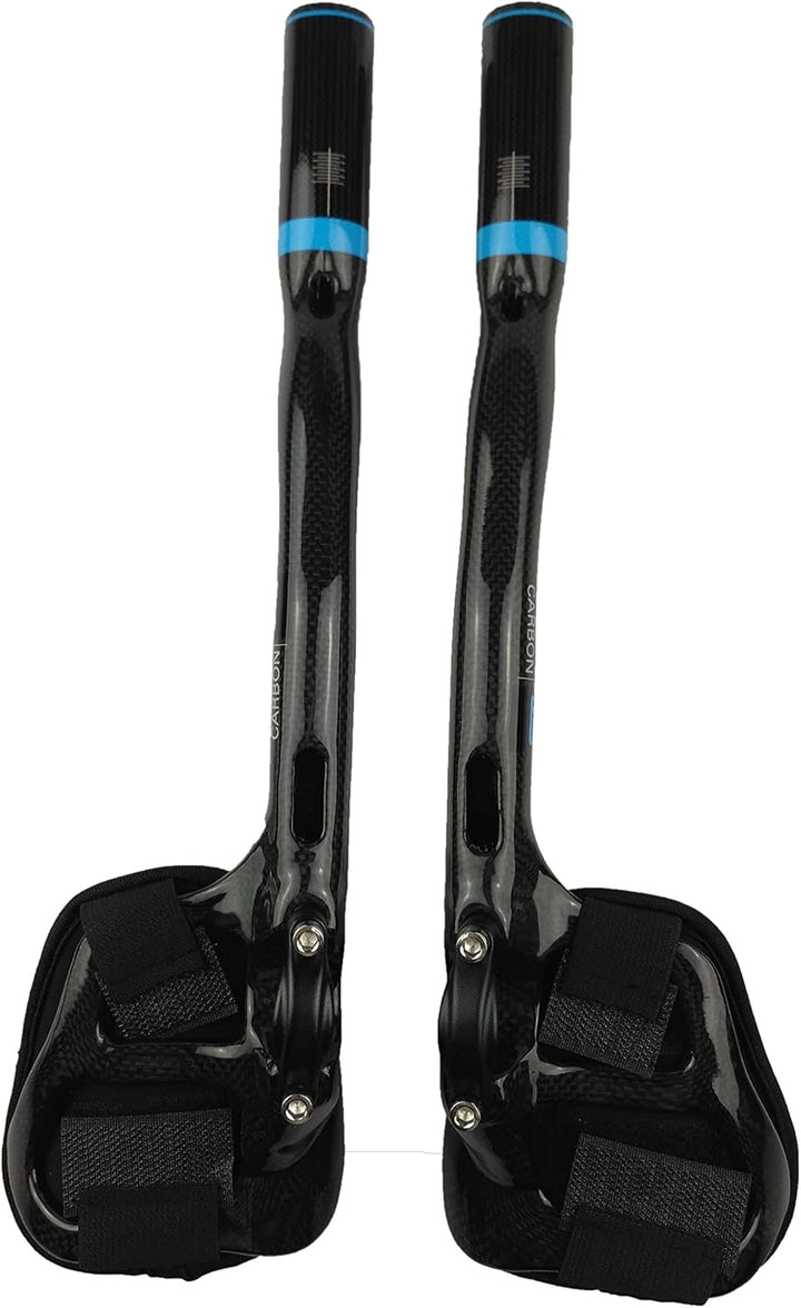 PLATT Fahrradlenker 31,8 Carbonlenker Renn/Triathlonlenker Aerobar Lenkeraufsatz Tri Bar, 3K Glossy