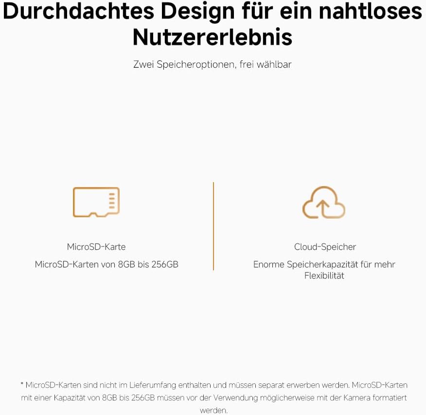 XIAOMI C301 Überwachungskamera Innen WLAN 360°, 2K-Auflösung, Schutz der Privatsphäre, Farb-Nachtsic