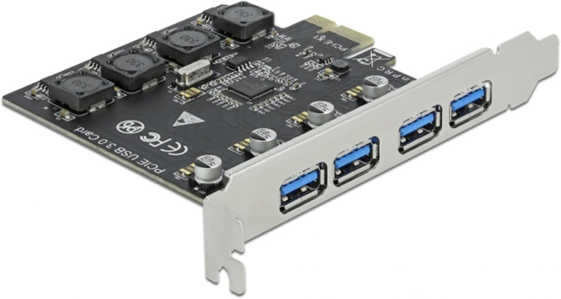 Delock PCI Express x1 Karte zu 4 x extern USB Typ-A Buchse SuperSpeed USB