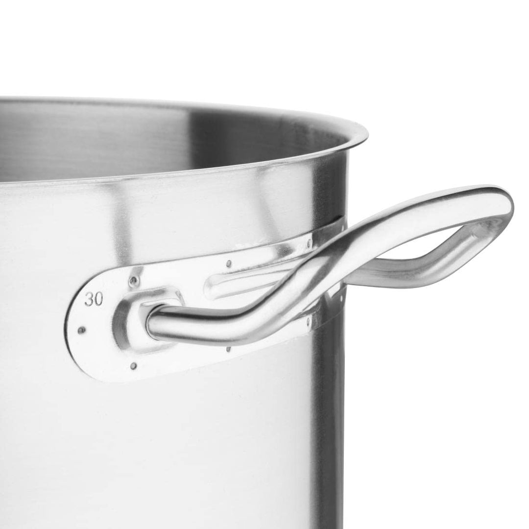 Vogue tiefer Suppentopf 20,5L 300(d)mm x 300mm/12"(dia)., 300(d)mm x 300mm/12"(dia).
