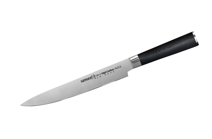 Samura Profi Tranchiermesser ultra-scharf, gross, aus japanisch AUS 8 Edelstahl, 23 cm Klinge, mit G