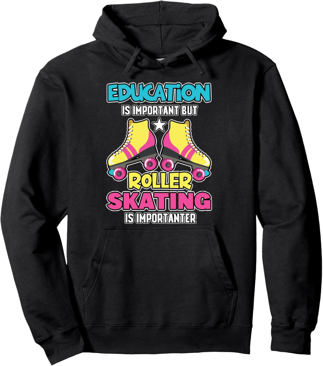 Bildung Rollschuhfahren Rollschuh Skater Rollschuhfahren Pullover Hoodie
