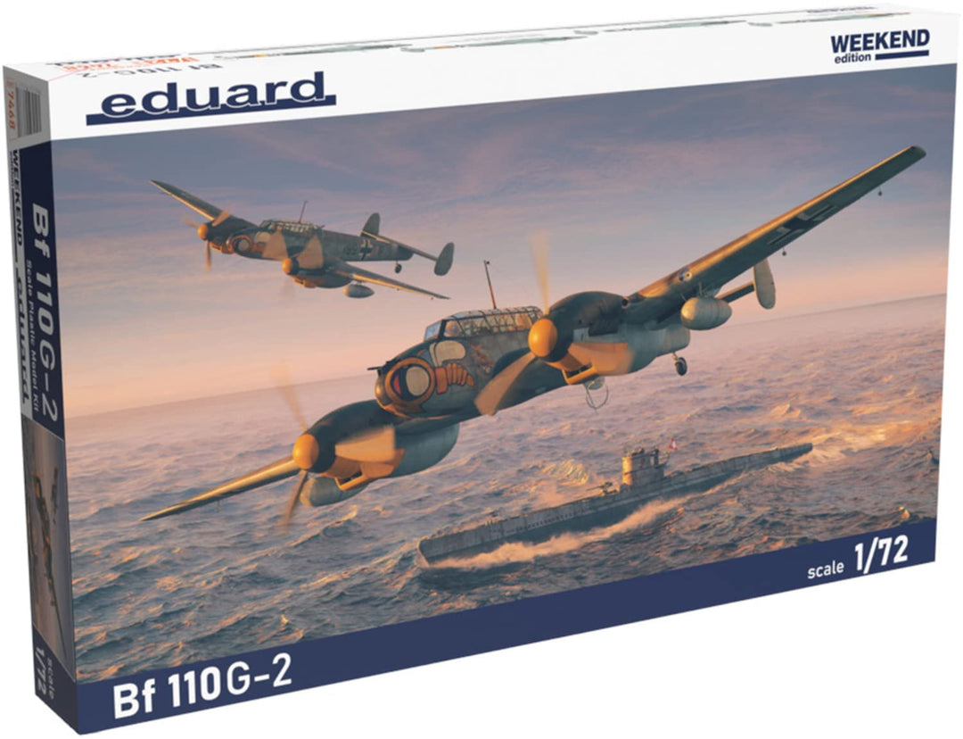 Eduard Plastic Kits 7468 - 1:72 Bf 110G-2 Weekend edition - Neu