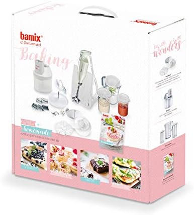 Bamix MX105903 Backset mit Mixer, cremefarben