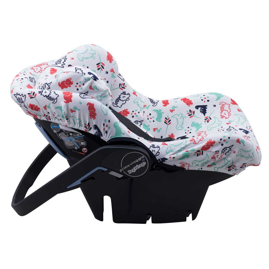 JYOKO KIDS Bezug für Autositz kompatibel mit Pég Perego Primo Viaggio, Uppababy Mesa GO, aus Baumwol