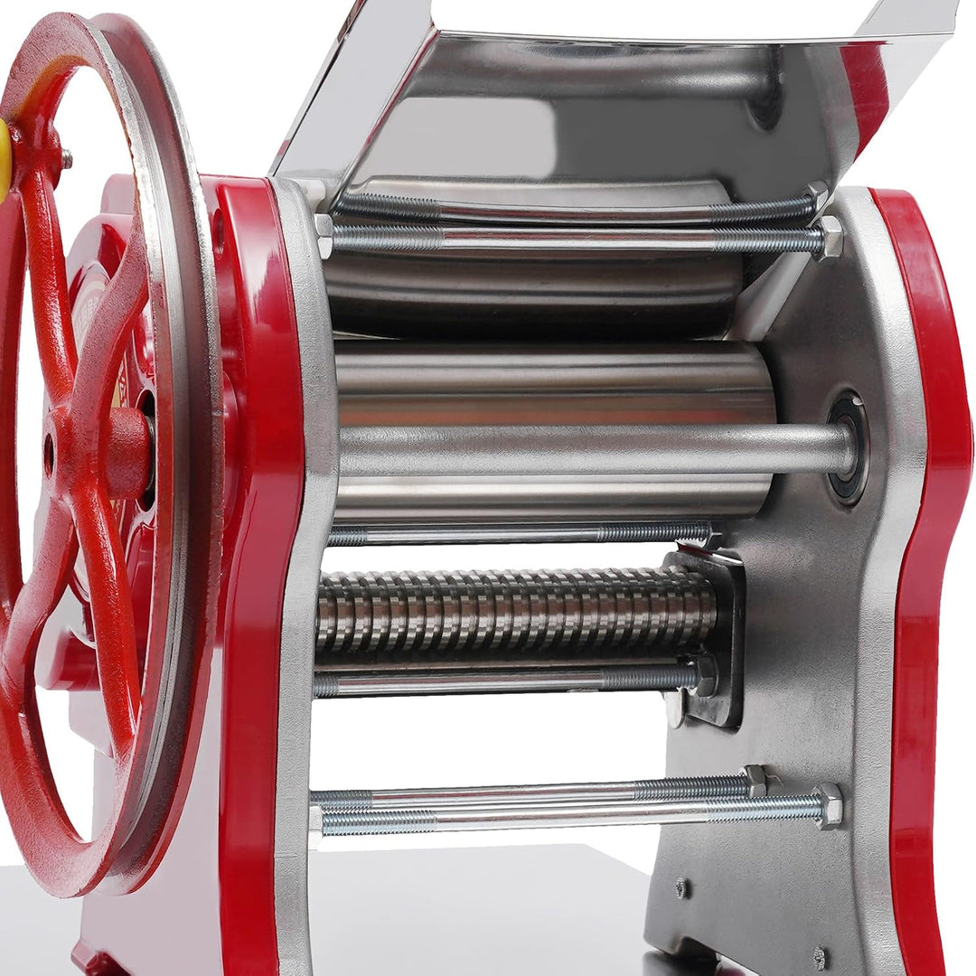 3mm Nudelmaschine aus Edelstahl Pastamaschine Nudel Teig Pasta Maschine，Manuell Nudelaufsätze Maker
