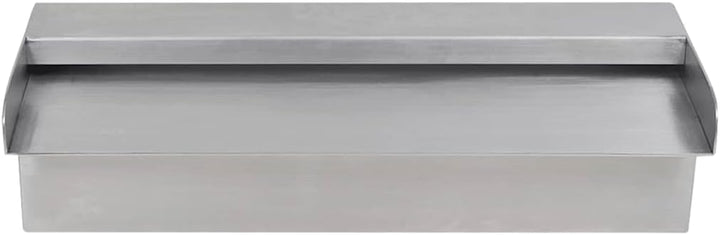 vidaXL Edelstahl Wasserfall 30cm Wasserauslauf Waterfall Wasserspiel Kaskade ohne LED/30 cm
