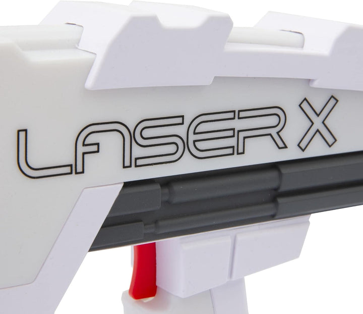 Laser X - Revolution Blaster, wähle deine Teamfarbe, treffe bis zu 90 Meter, mit 2 Blastern, 2 Empfä