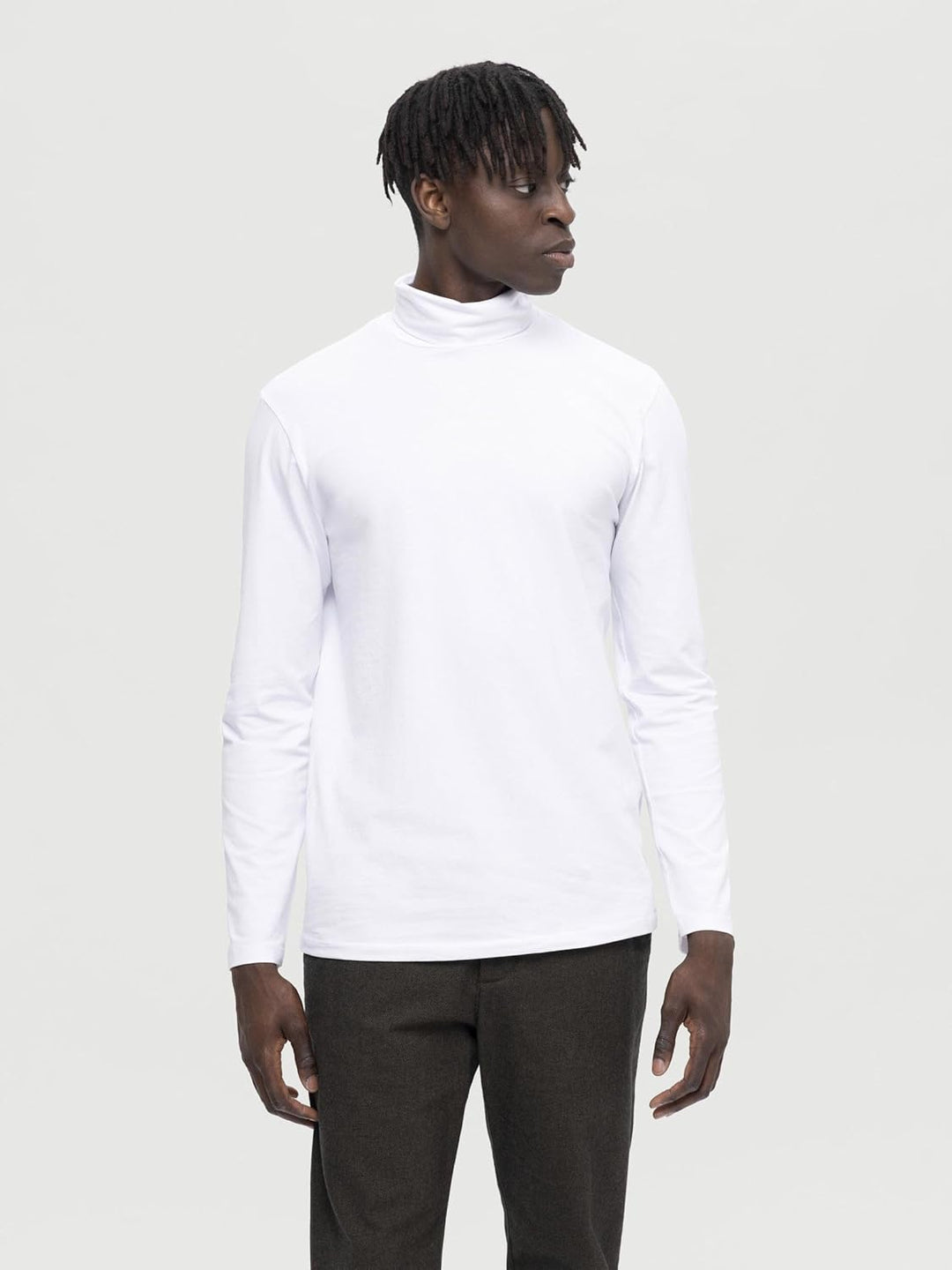 SELECTED HOMME Male Oberteil mit Langen Ärmeln Rollkragen XXL Bright White, XXL Bright White