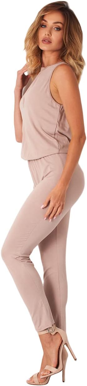 Lemoniade stylischer Jumpsuit V-Ausschnitt und raffinierten Details als Neckholder, Kurzarm oder Lan
