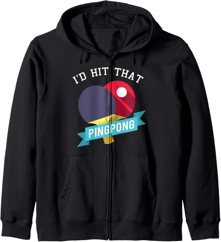 I hit that Ping Pong - Tischtennis Lustig Kapuzenjacke