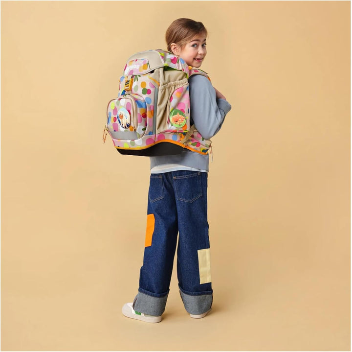 ergobag Pack Set ergonomischer Schulrucksack flexibel 6-teilig Set 1. Klasse Grundschule für Mädchen