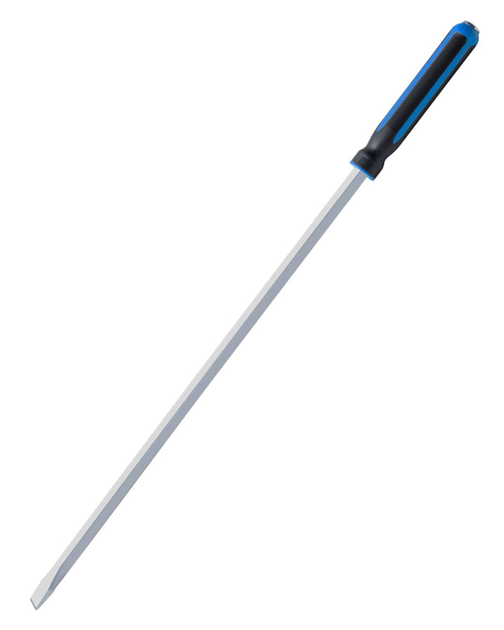 ROTATION 900mm/36 Zoll Schwerlast Stemmhebel, Brecheisen mit Softgriff | gerade Spitze, 900mm, Griff