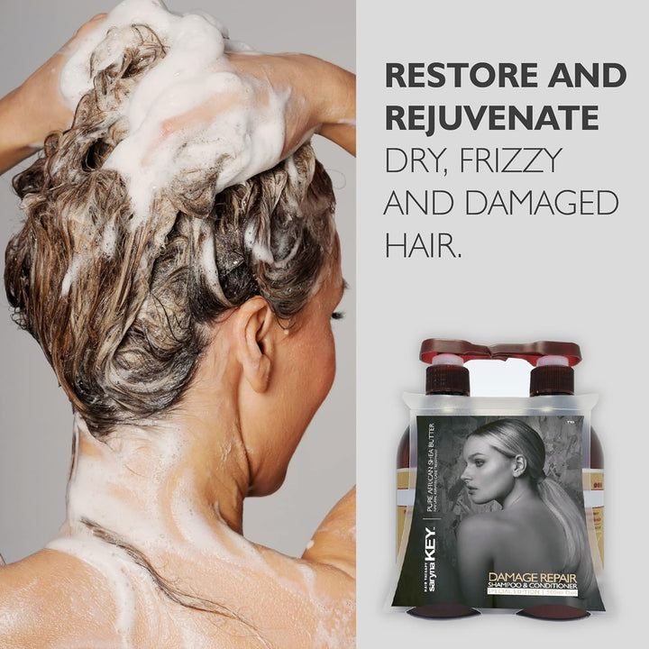Saryna Key Damage Repair Shampoo & Spülung, je 500 ml, Doppelpack