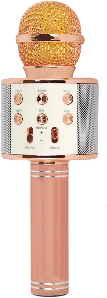 Xtreme 27837pk Mikrofon Lautsprecher mit eingebauter Bluetooth Notebook, pink