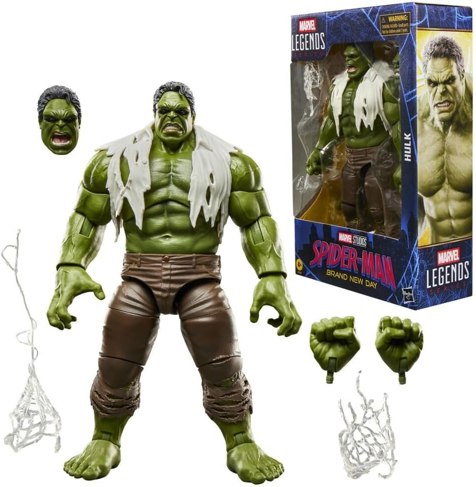 Marvel Legends Series Hulk, Spider-Man: Brand New Day Action-Figurenset zum Sammeln (15 cm)