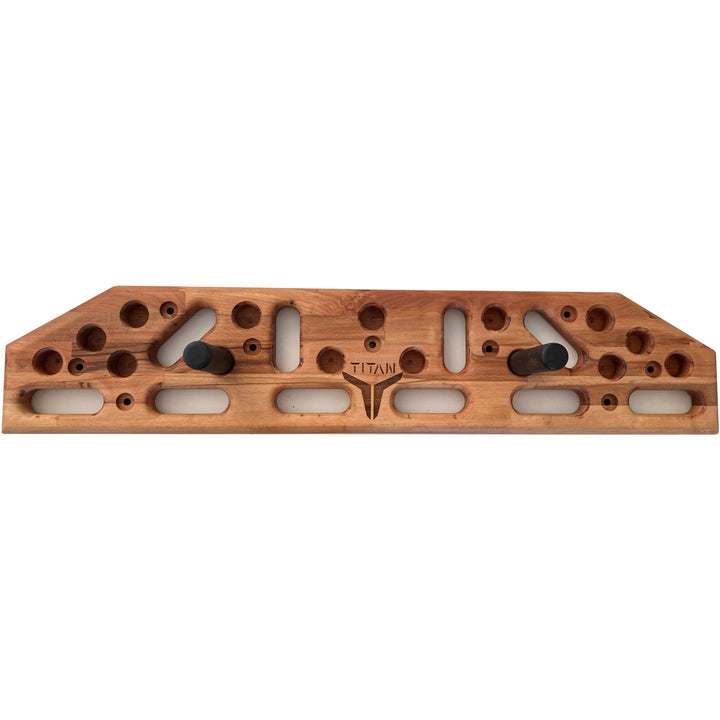 Klimmzugbrett, Wandmontage, für Zuhause, Fitness, Kletterbrett, Hangboard, Heimtraining, 2 Metallgri