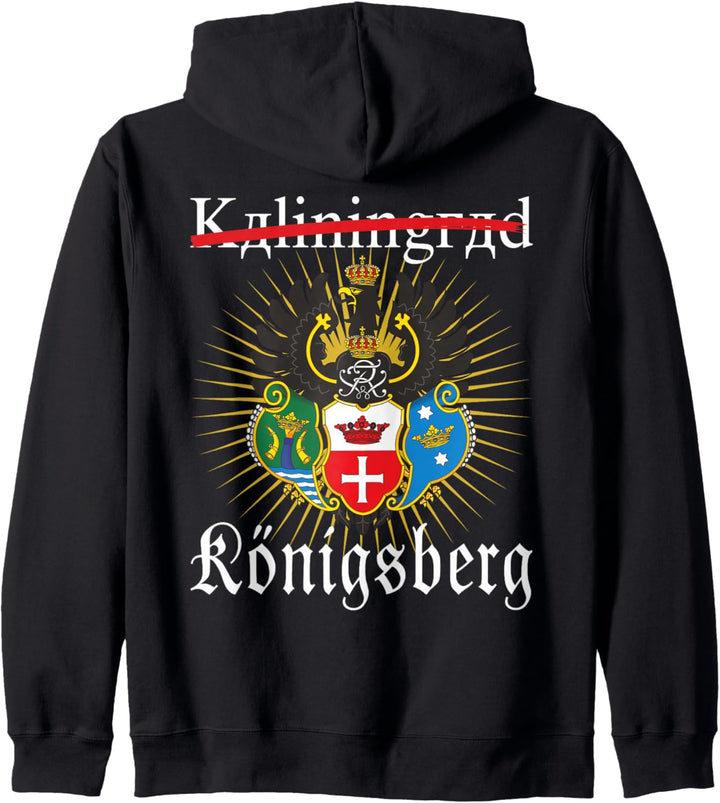 Königsberg Wappen - Ostpreussen - Preussen Kapuzenjacke