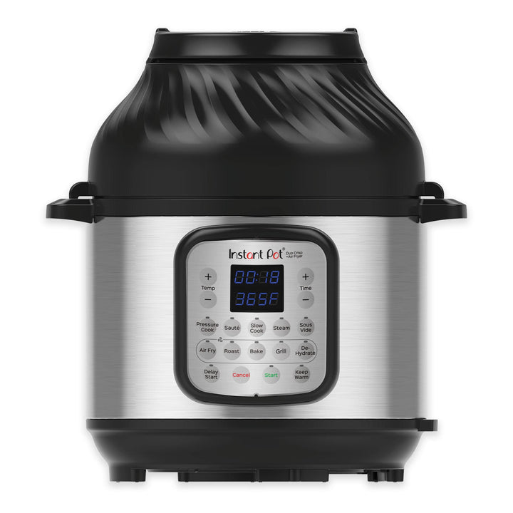 Instant Pot Duo Crisp + Heissluftfritteuse 11-in-1 Elektro-Multikocher 7,6 L - Schnellkochtopf, Luft