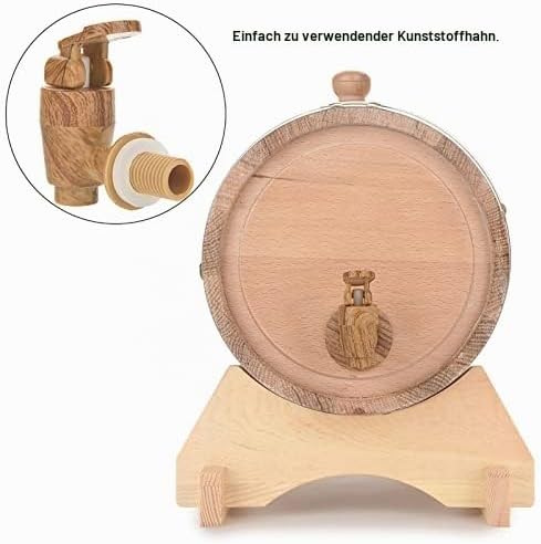 Botte In Legno Vintage-Weinfass Aus Eichenholz Für Bier, Whiskey, Rum, Portwein Zur Lagerung Von Edl
