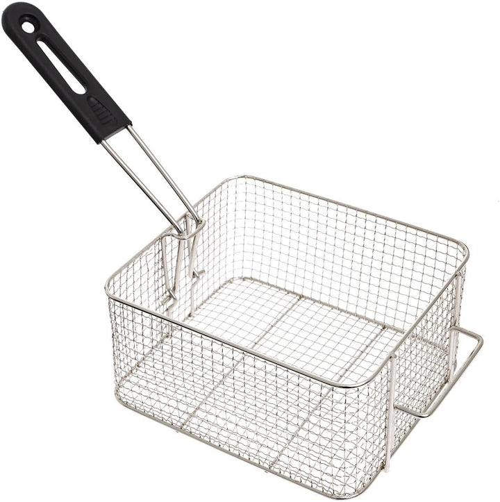 Elektro-Fritteuse 10 Liter – Edelstahl, 3000 W, Temperaturregelung bis 200°C, mit Frittierkorb – kom