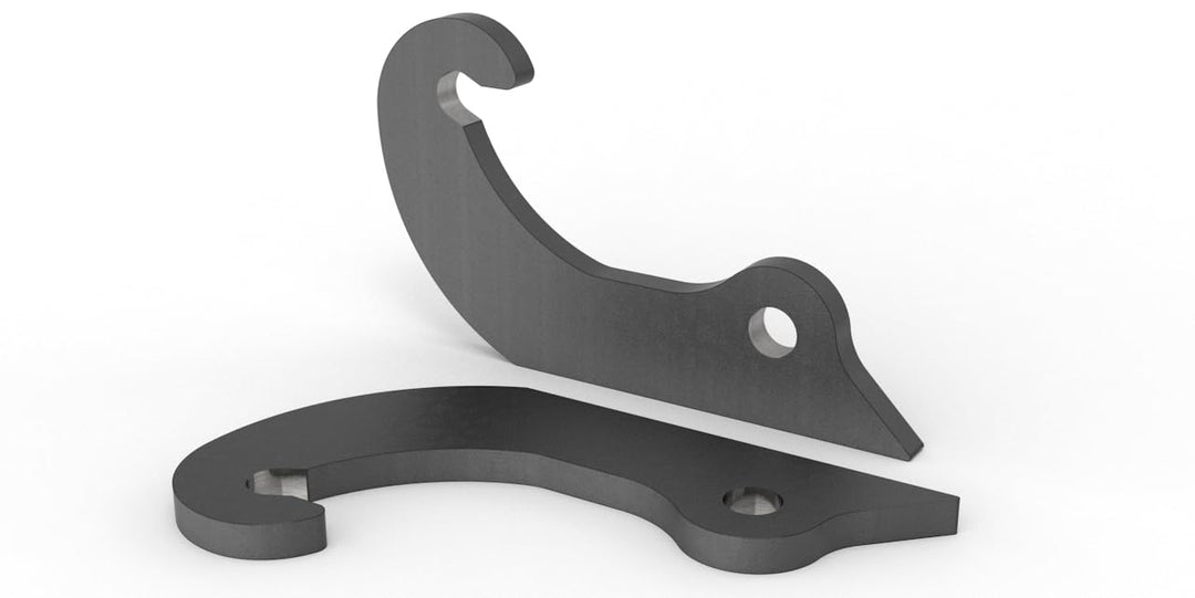 Joma-Tech Koppelhaken Zettelmeyer/Volvo/Atlas 40x40x310mm GENEIGT 2 Stück (1 Paar)