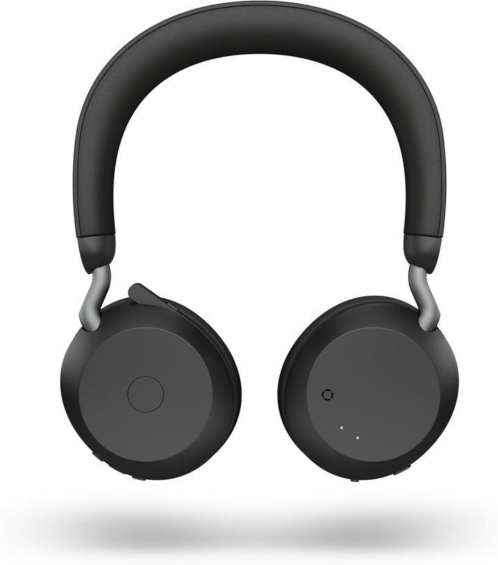 Jabra Evolve2 75 Wireless PC Headset with 8-Microphone Technology - Dual Foam Stereo Headphones with