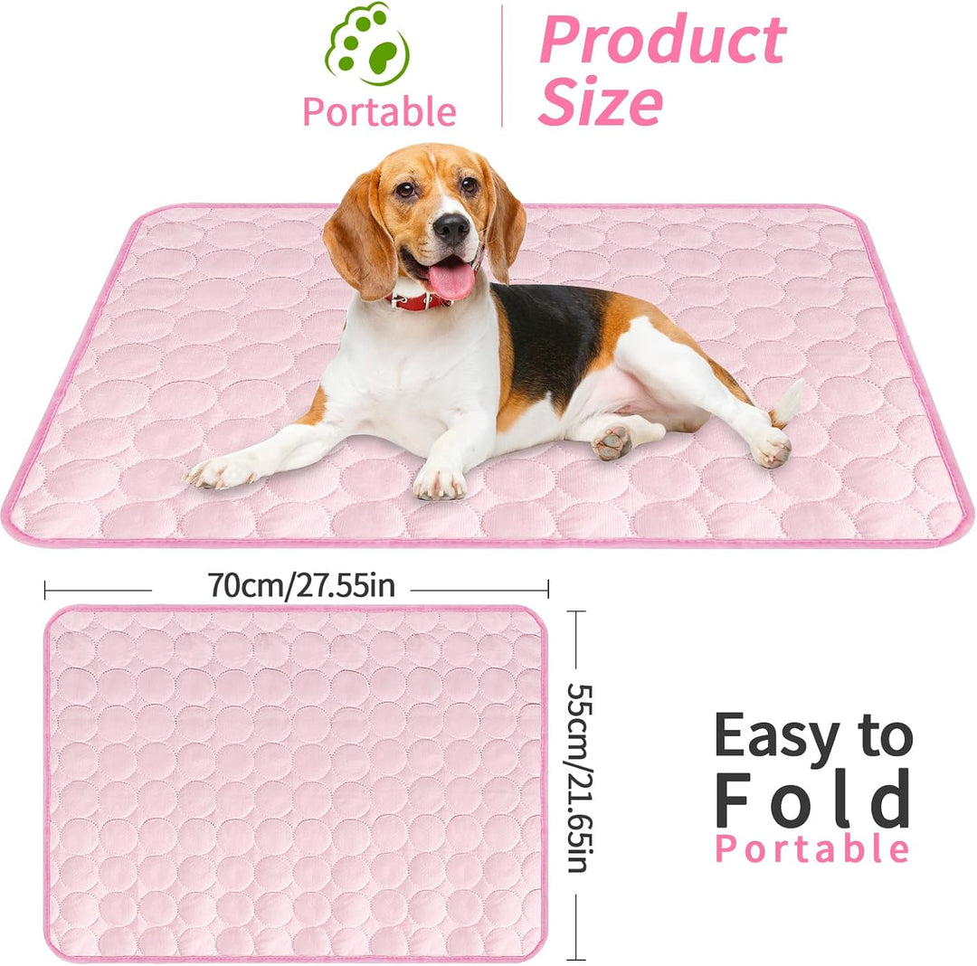 Kühldecke für Hunde Katzen 70×55cm Hundedecke Kühlend Kühlmatte Kalter Hund Katzen Spiel und Kühlmat