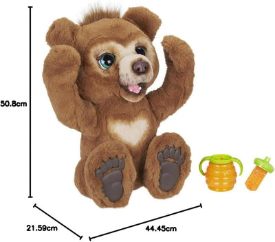 FurReal Cubby, Mein Knuddelbär, interaktives Plüschtier, ab 4 Jahren Braun