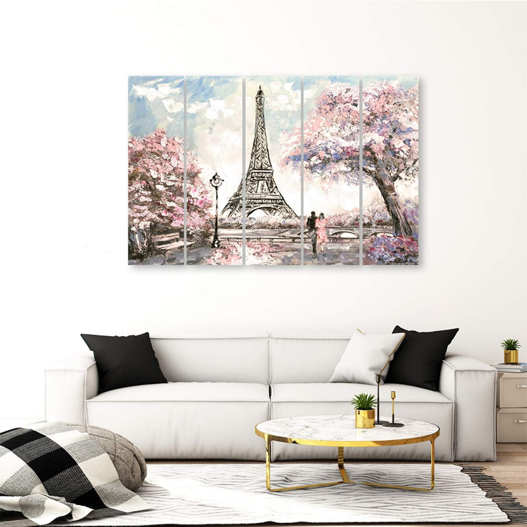 Feeby. Leinwandbild - 5 Teile - Bilder, Wand Bild, Wandbilder, Kunstdruck XXL, 5-Teilig, Typ C, 150x