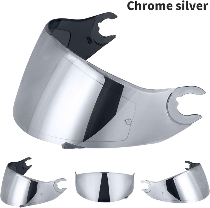 Helmvisier für Shark D Skwal D-Skwal 2 Spartan,Motorradhelm Visier,Motorrad Windschutz Helm Objektiv