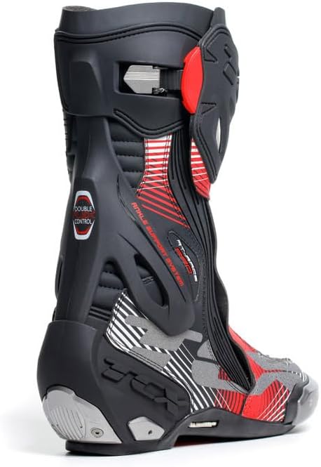 TCX Herren Rt-Race Pro Air Motorcycle Boot 44 EU Schwarz Rot Weiss, 44 EU Schwarz Rot Weiss
