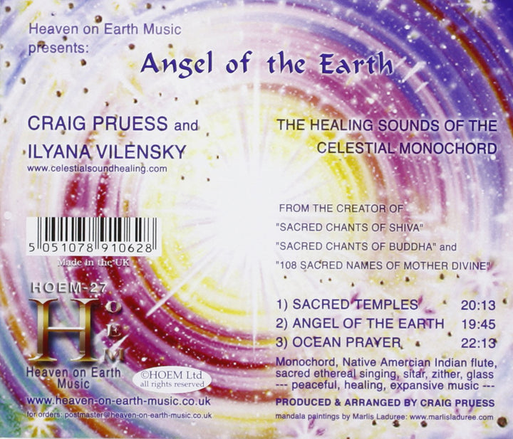Angel of the Earth, Audio-CD