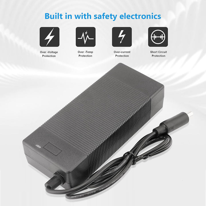 Yungeln Ladegeräte für 36V E-Scooter, 42V 2A AC Netzteil Scooter Adapter Ladegerät für Xiaomi 1S M36