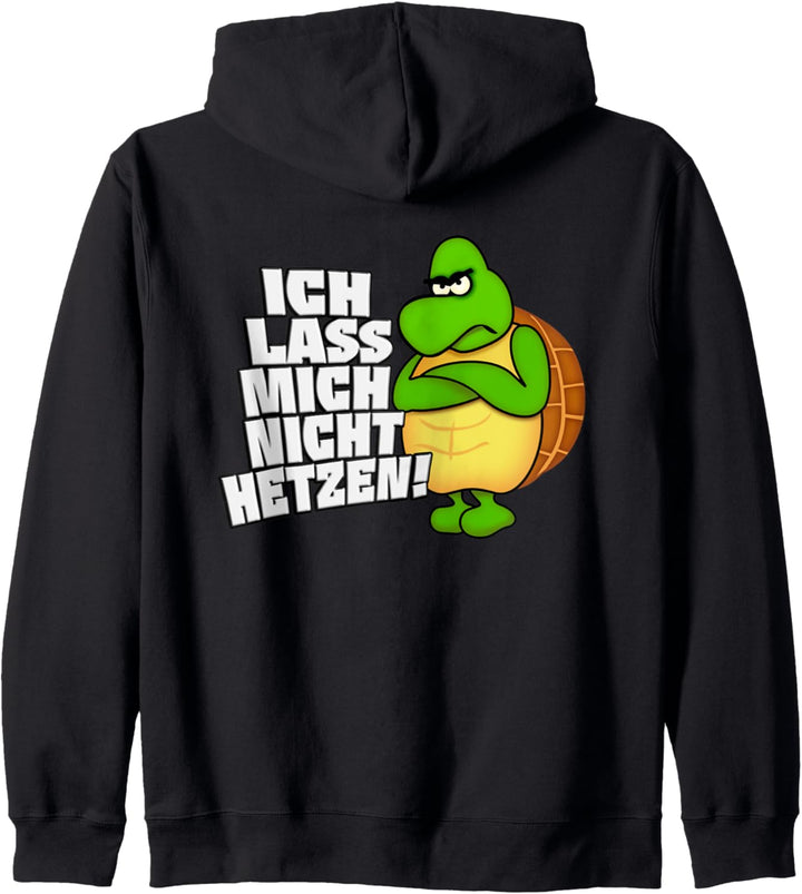 Ich lass mich nicht hetzen - Schildkröte im Burn-out Kapuzenjacke