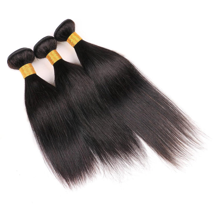 10A Straight Brazilian Bundles Human Hair 3 Bundles Echthaar Tressen Extensions 300g Unverarbeitete